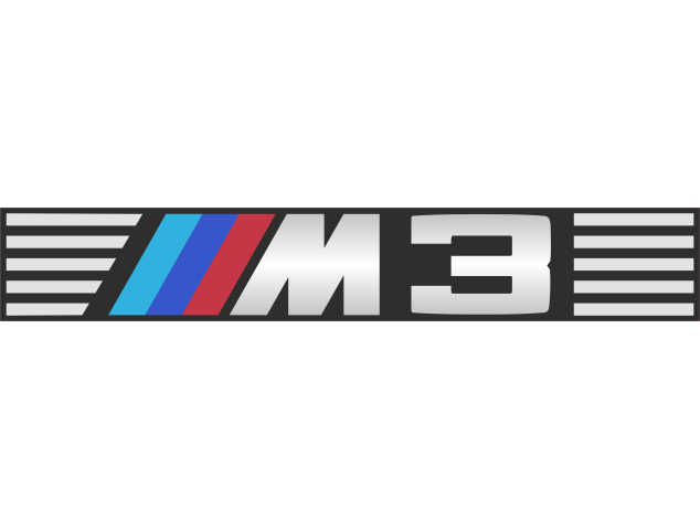 Autocollant Bmw M3 2 - Stickers BMW