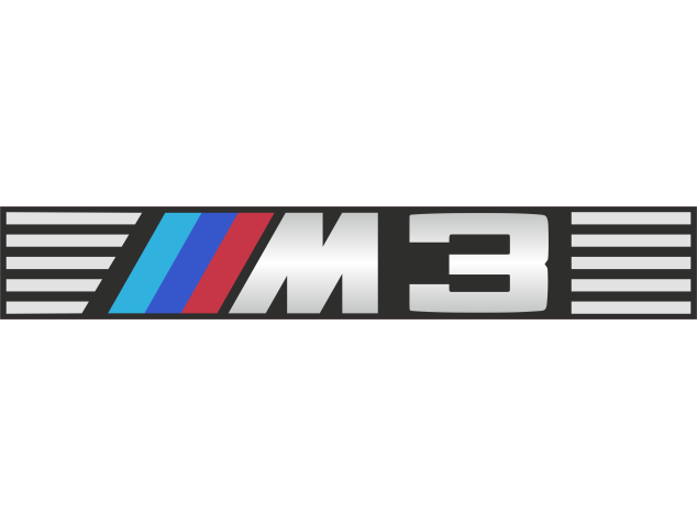 Autocollant Bmw M3 2 - Stickers BMW