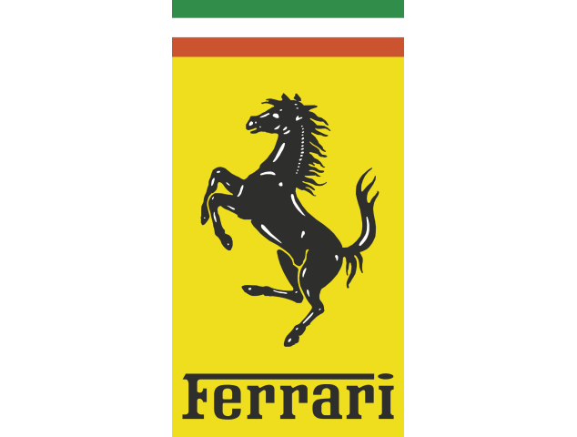 Autocollant Ferrari Logo - Auto Ferrari