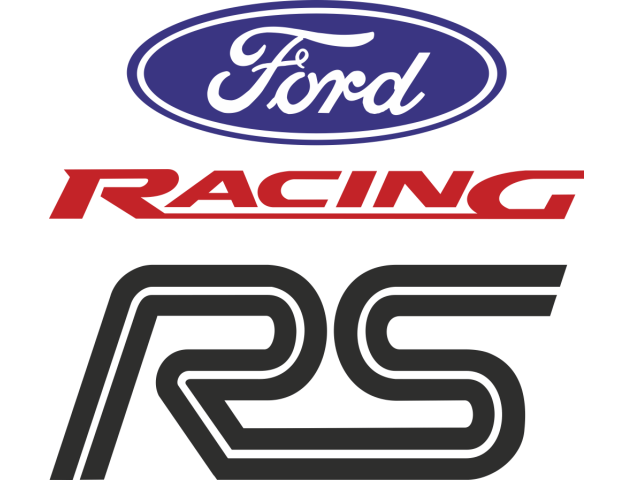 Autocollant Ford Racing Rs - Auto Ford