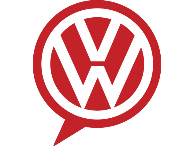 Autocollant Volkswagen Logo Bulle - Auto Volkswagen