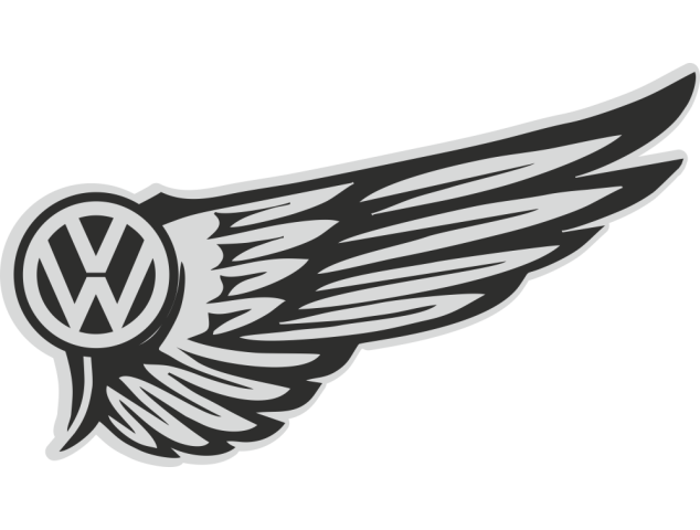 Autocollant Volkswagen Wings - Auto Volkswagen