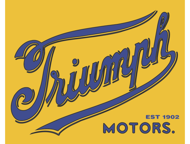 Autocollant Triumph Motors - Moto Triumph