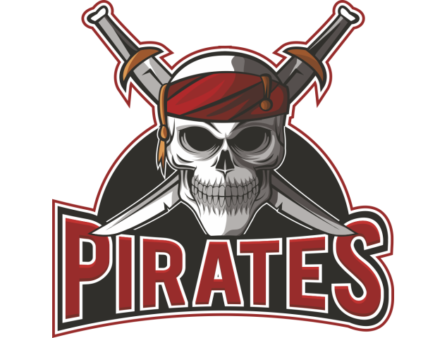 Autocollant Pirate Skull - Indiens - Pirates