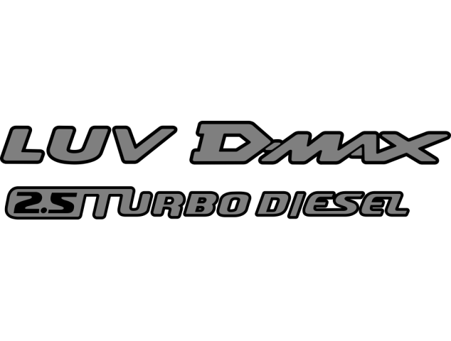 Autocollant Chevrolet Luv Dmax - Auto Chevrolet