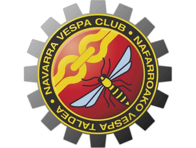 Autocollant Vespa Club Navarra - Moto Vespa