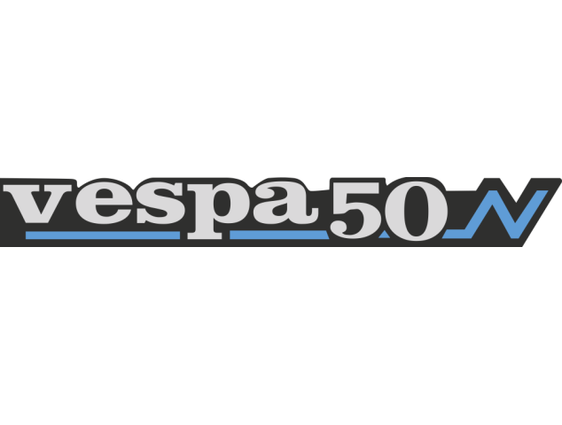 Autocollant Vespa 50v - Moto Vespa