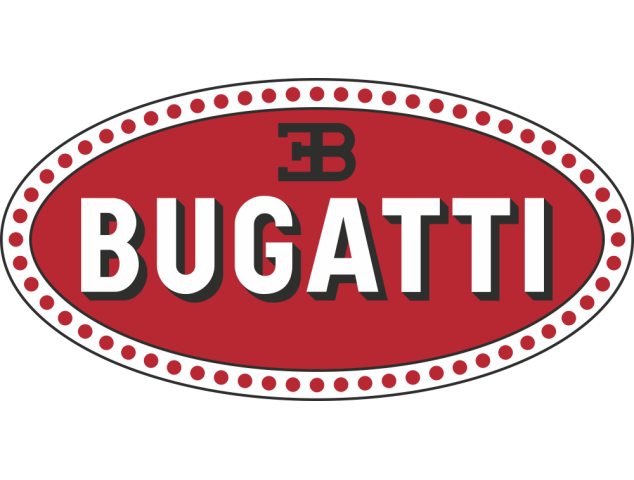 Autocollant Bugatti Logo - Auto Bugatti