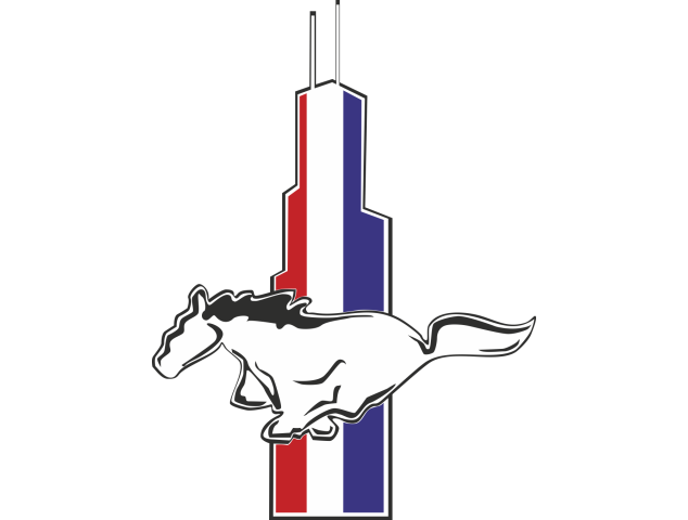 Autocollant Mustang Logo - Auto Mustang