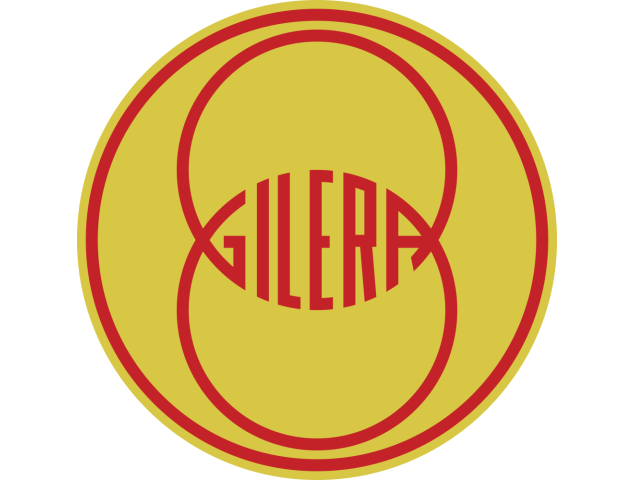 Autocollant Gilera Rond Logo - Moto Gilera