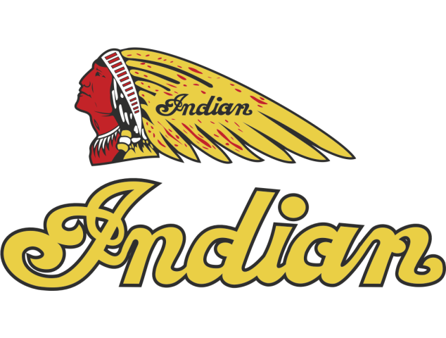 Autocollant Indian Logo - Moto Indian