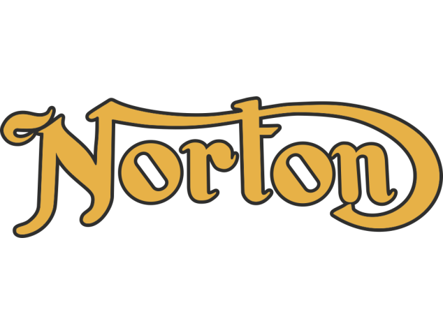 Autocollant Norton Logo - Moto Norton