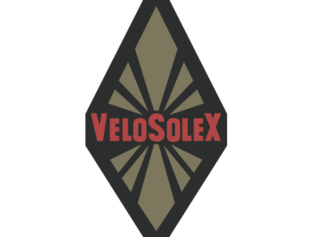 Autocollant Velo Solex - Logo Moto Cyclo
