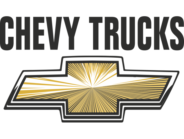 Autocollant Chevy Trucks - Stickers Camion