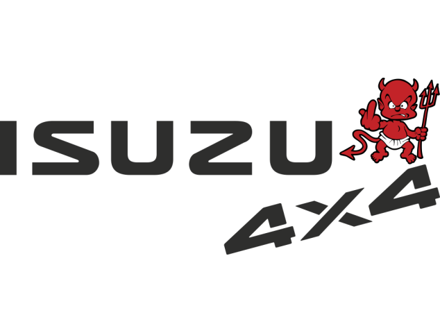 Autocollant Isuzu 4x4 Monster - Déco 4x4