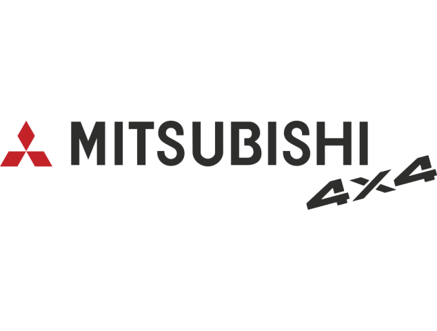 Autocollant Mitsubishi 4x4 2 - Déco 4x4