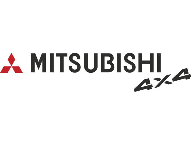 Autocollant Mitsubishi 4x4 2 - Déco 4x4