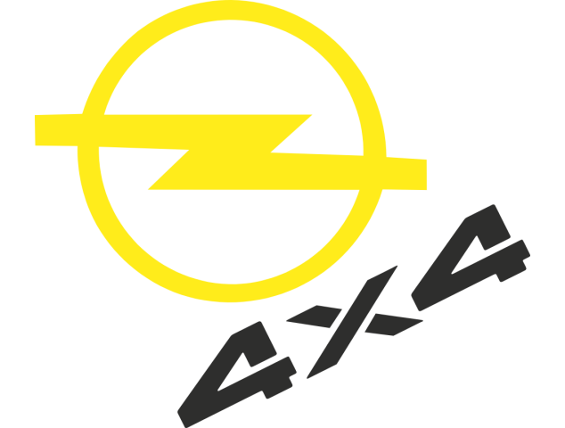 Autocollant Opel 4x4 - Déco 4x4