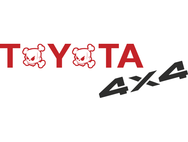 Autocollant Toyota 4x4 - Déco 4x4