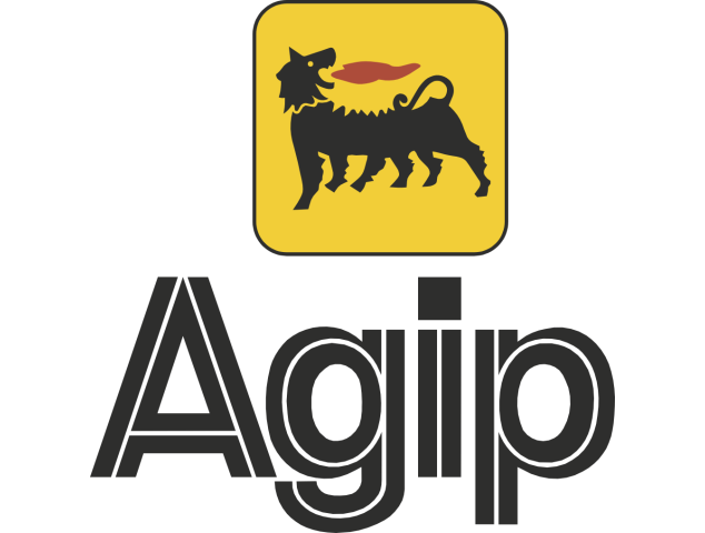 Autocollants Agip Logo - Lubrifiants