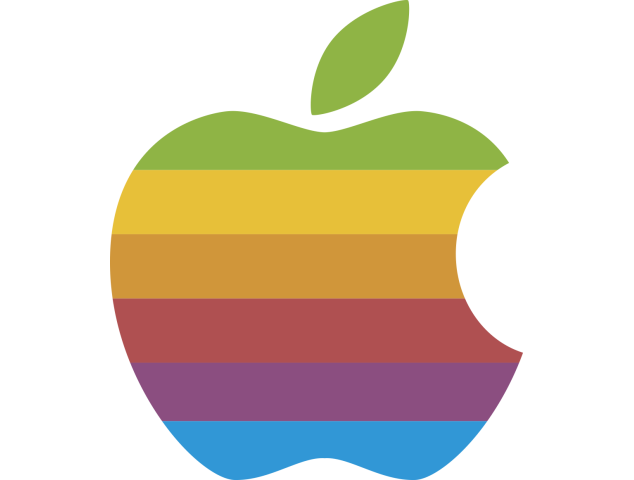 Autocollants Apple Couleurs - Logos Divers