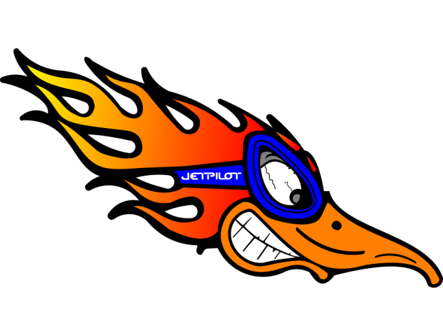 Autocollant Jet Ski Jet Pilot Bird - Jet ski