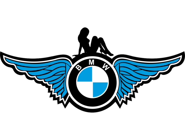 Autocollant Sexy Logo Bmw - Logos Racers