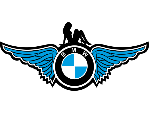 Autocollant Sexy Logo Bmw - Logos Racers