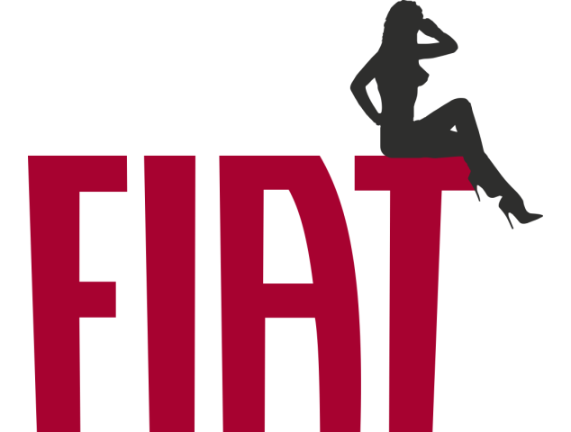 Autocollant Sexy Logo Fiat - Logos Racers