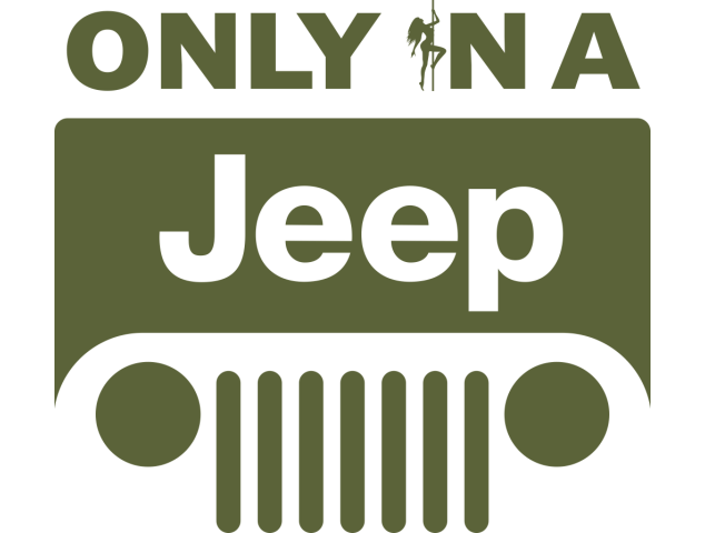 Autocollant Sexy Logo Jeep - Logos Racers