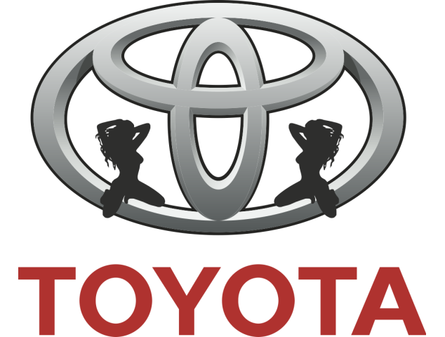 Autocollant Sexy Logo Toyota - Logos Racers