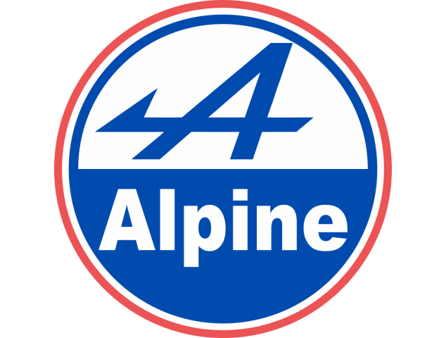 Autocollant Alpine Retro - Logos Racers