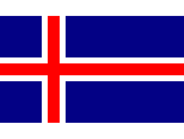 Autocollant Drapeau Islande - Drapeaux