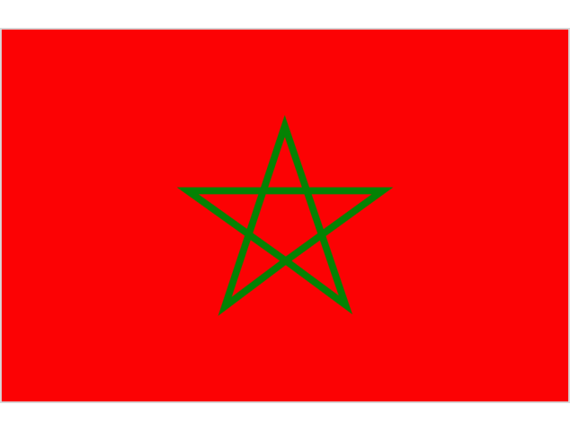 Autocollant Drapeau Maroc - Drapeaux