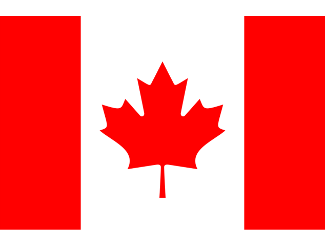 Autocollant Drapeau Canada 1 - Drapeaux