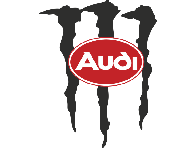 Autocollant Audi Monster - Stickers Audi