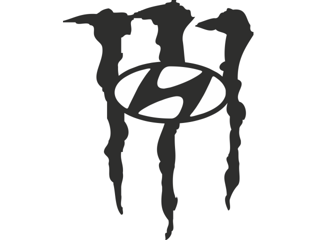Autocollant Hyundai Monster - Auto Hyundai