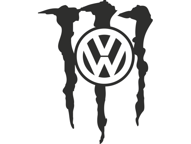 Autocollant Volkswagen Monster - ref.d9396