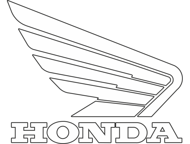 Autocollant Honda Contour Aile - Stickers Honda