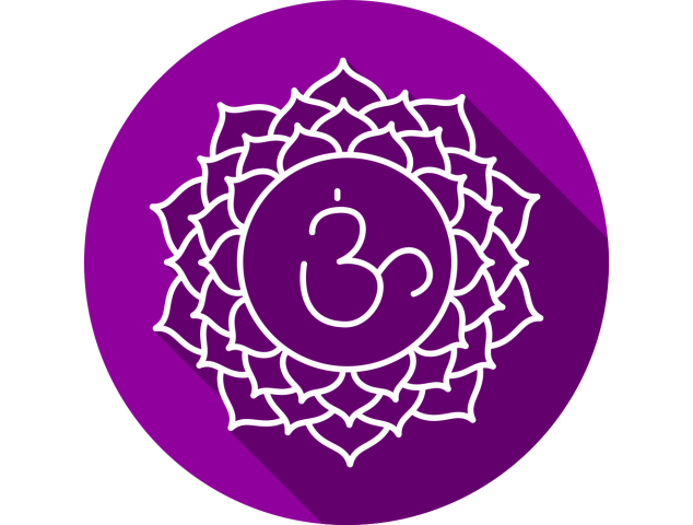 Autocollant Zen Chakra Sahasrara - Galets