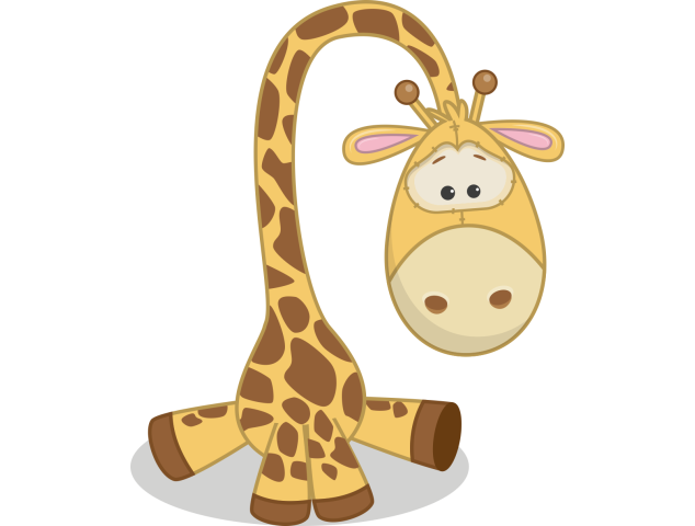 Autocollant Mignon Girafe - Stickers Enfants