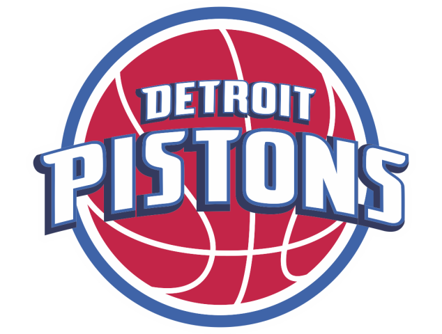 Autocollant Logo Nba Team Detroit Pistons - Logo NBA équipe Basket