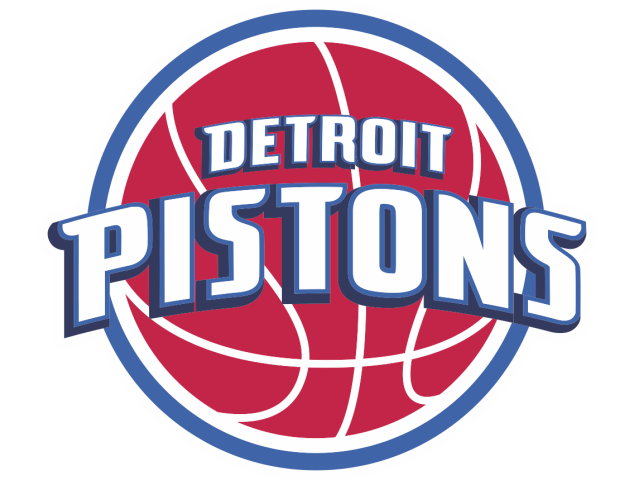 Autocollant Logo Nba Team Detroit Pistons - Logo NBA équipe Basket