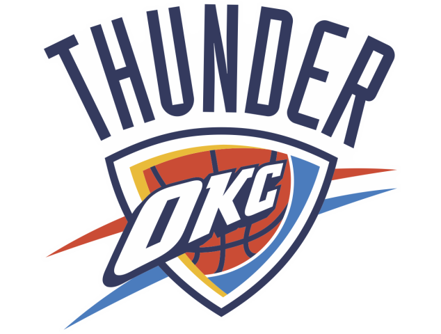 Autocollant Logo Nba Team Oklahoma Thunder - Logo NBA équipe Basket