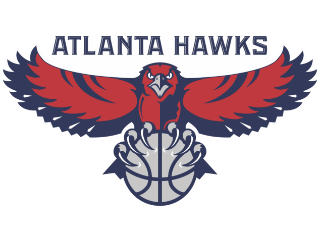 Autocollant Logo Nba Team Atlanta Hawks - Logo NBA équipe Basket