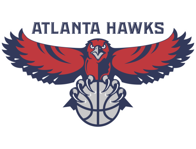 Autocollant Logo Nba Team Atlanta Hawks - Logo NBA équipe Basket