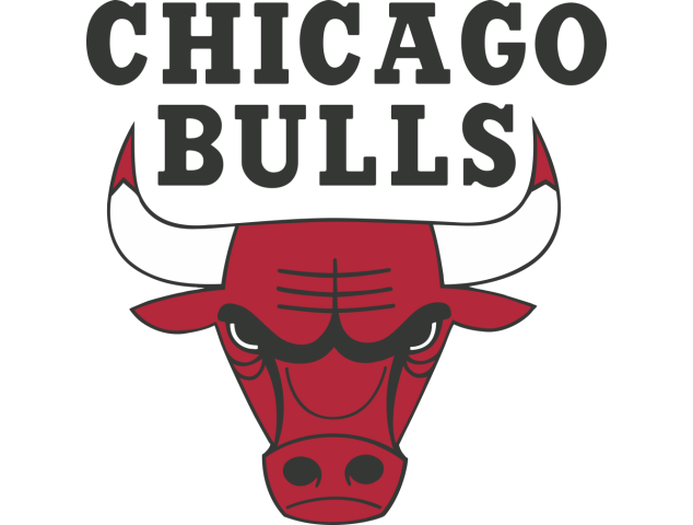 Autocollant Logo Nba Team Chicago Bulls - Logo NBA équipe Basket
