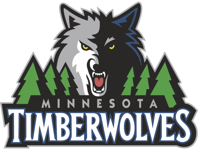 Autocollant Logo Nba Team Minesota Timberwolves - Logo NBA équipe Basket