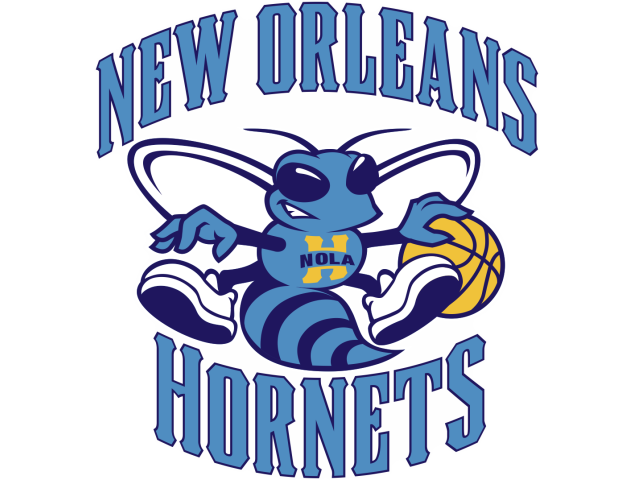 Autocollant Logo Nba Team New Orleans Hornets - Logo NBA équipe Basket