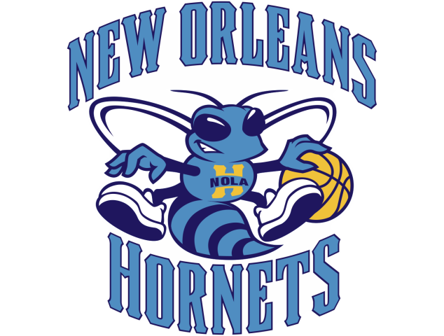 Autocollant Logo Nba Team New Orleans Hornets - Logo NBA équipe Basket